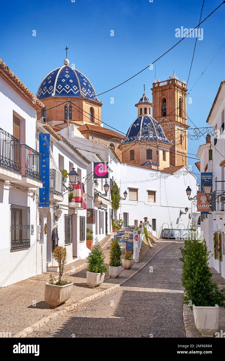 Altea, Costa Blanca, province d'Alicante, Espagne Banque D'Images