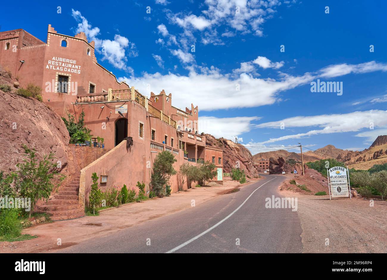 Vallée de Dades, montagnes du Haut Atlas, Maroc, Afrique Banque D'Images