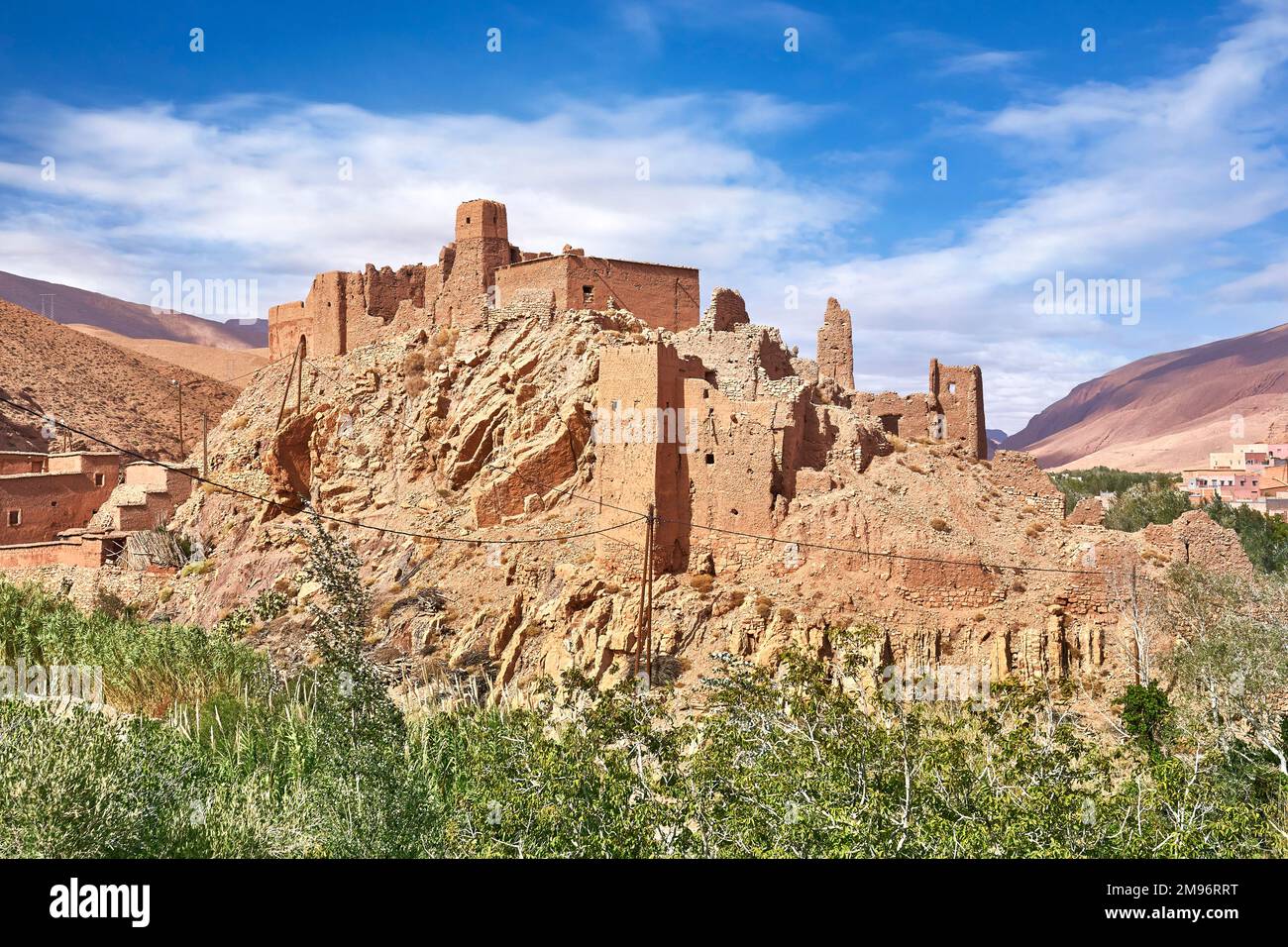 Vallée de Dades, montagnes du Haut Atlas, Maroc, Afrique Banque D'Images