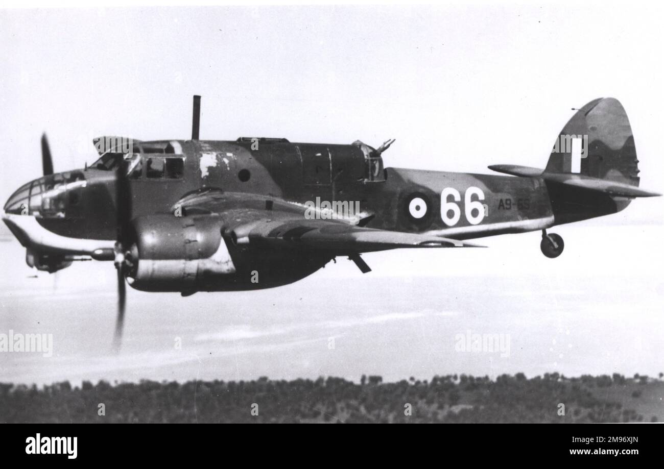 Bristol Beaufort, A9-65, de RAAF. Banque D'Images