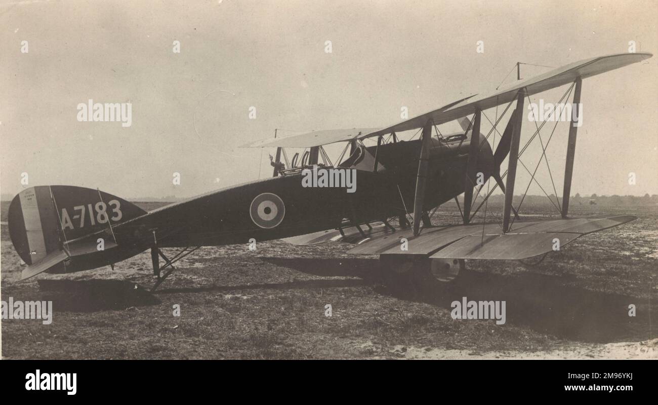 Bristol Fighter F2B série I, A7183. Banque D'Images