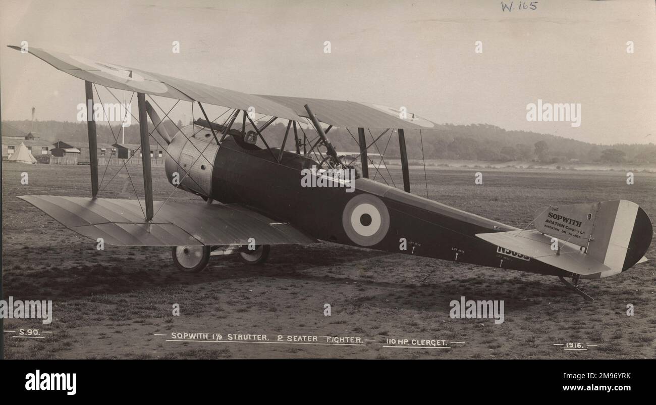 Sopwith 1½ Strutter. Banque D'Images