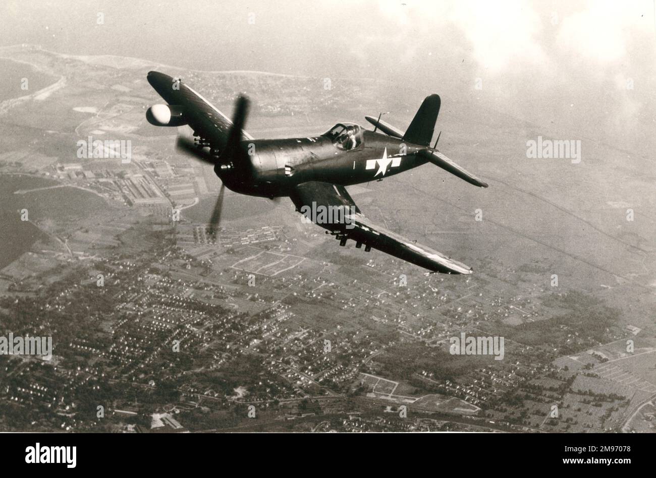 Corsair de Vought F4U. Banque D'Images