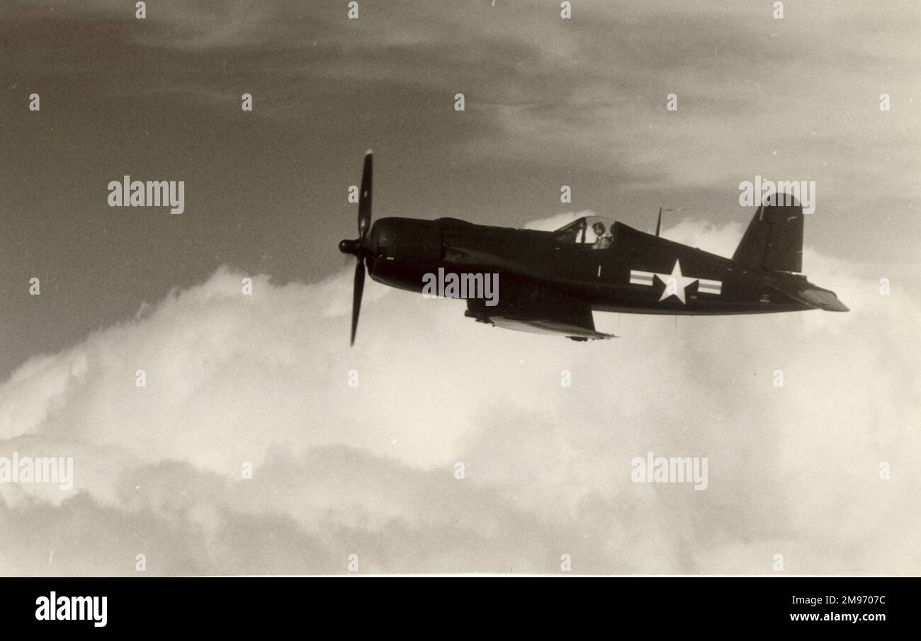 Corsair de Vought F4U. Banque D'Images