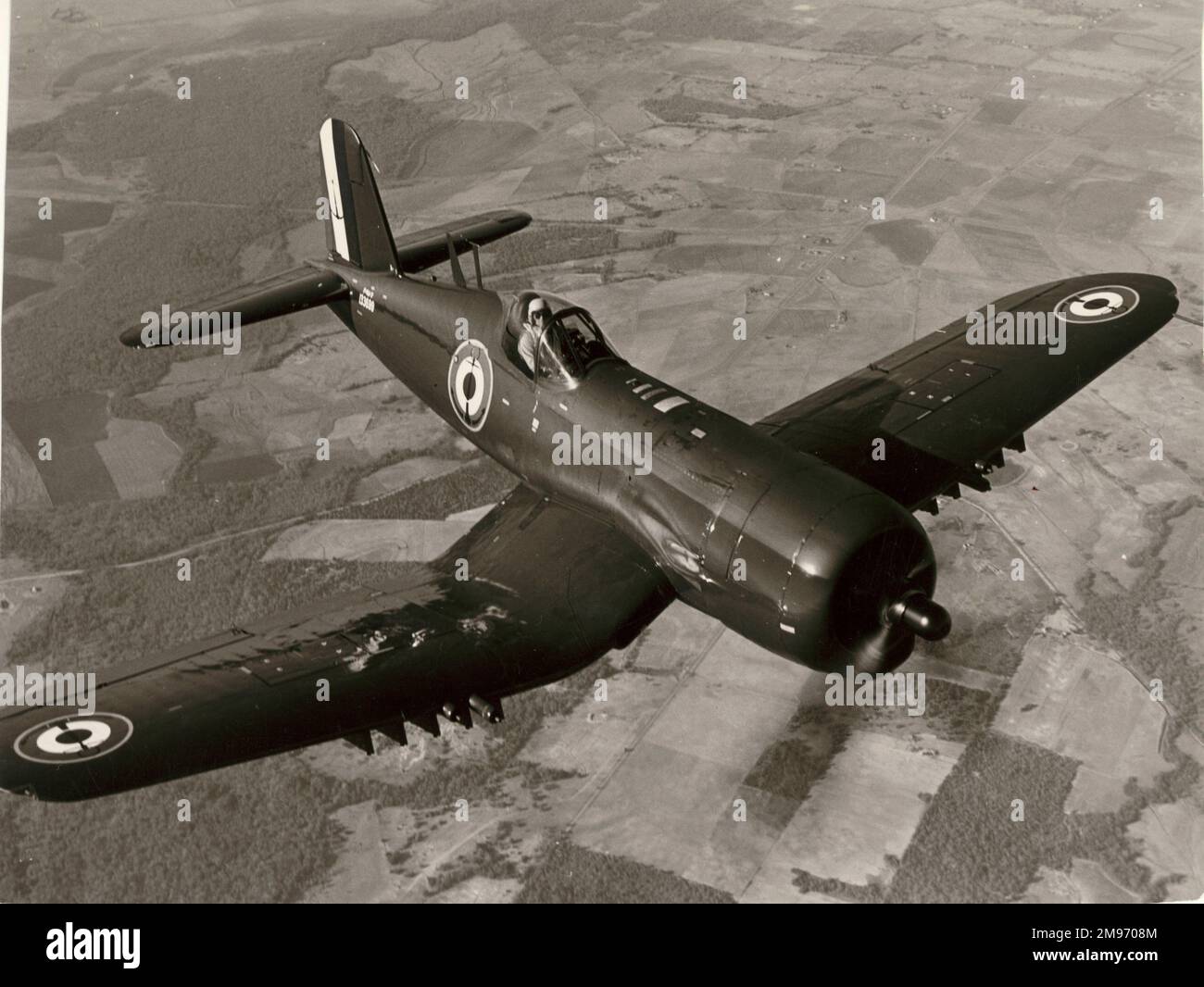 Vought F4U-7 Corsair, 133699 ans, de l'Aéronavale. Banque D'Images