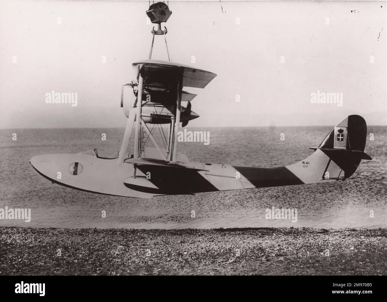 Macchi M41 chasseur de bateau volant. Banque D'Images