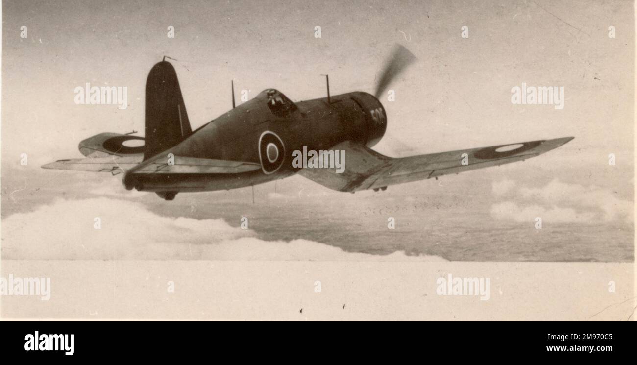 Vought F4U Corsair de la Royal Navy. Banque D'Images