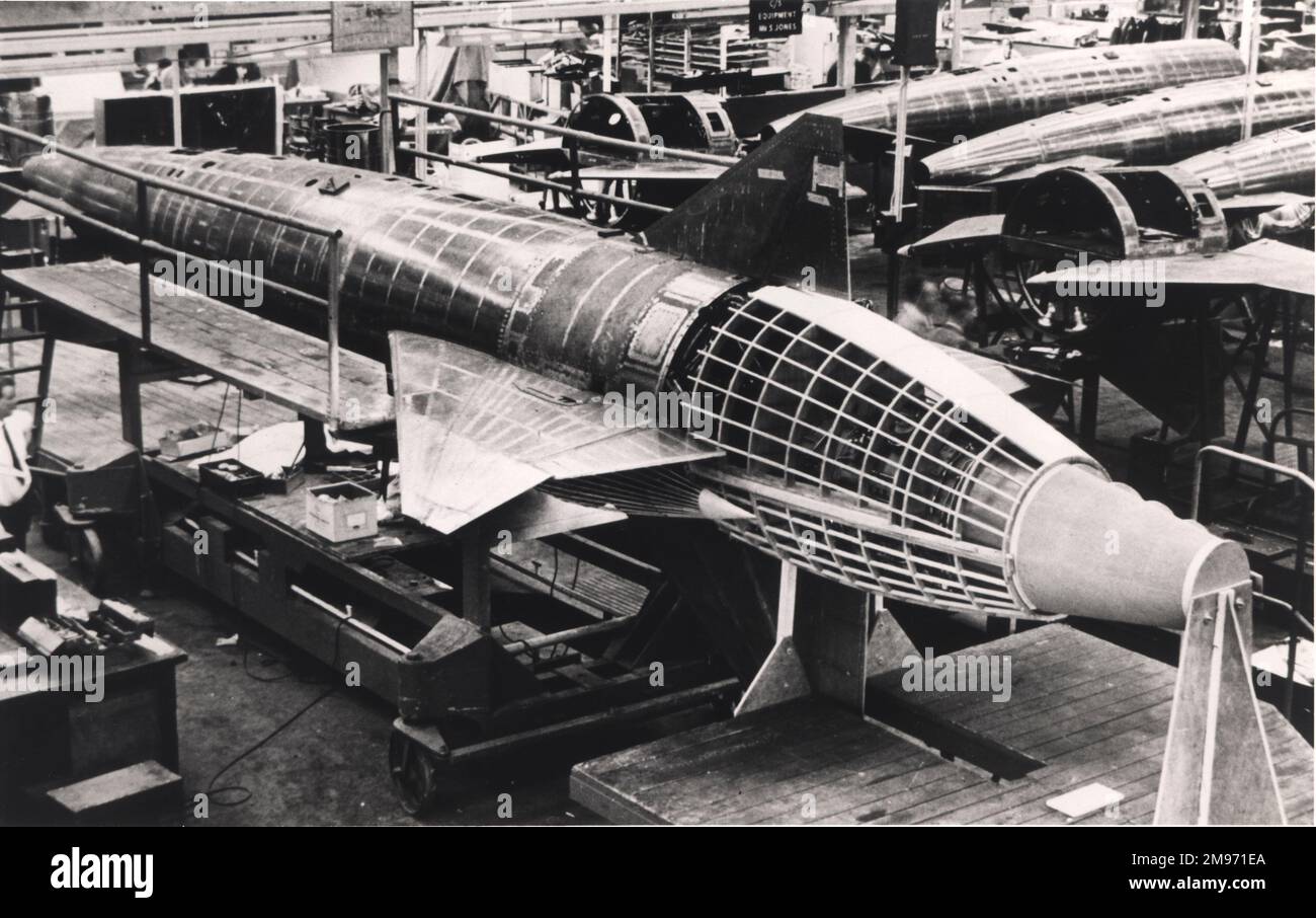 Maquette pleine échelle variante Viper en acier bleu. Banque D'Images