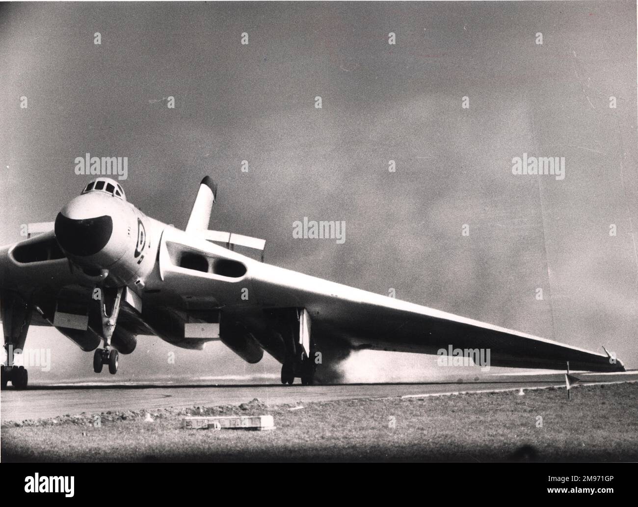 Atterrissage Avro Vulcan B.1. Banque D'Images