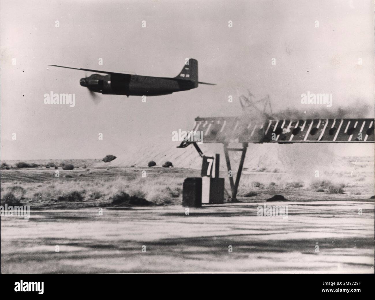 Radioplane OQ-19A, cible radiocontrôlée, a fait une démonstration à la base aérienne Wright-Patterson, Dayton, Ohio. Banque D'Images
