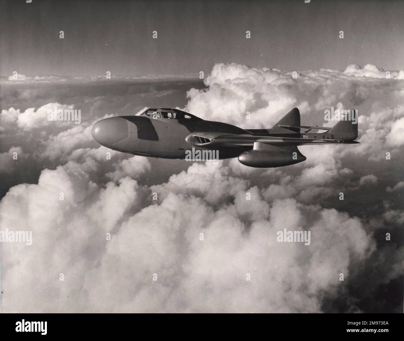 Le prototype de Havilland DH113 Vampire Night Fighter, G-5-2. Banque D'Images