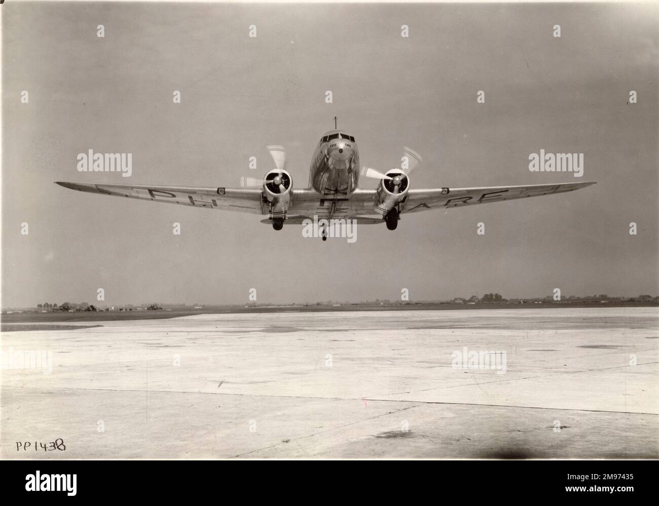 Douglas DC-3, pH-ARE, Emoe, de KLM. Banque D'Images