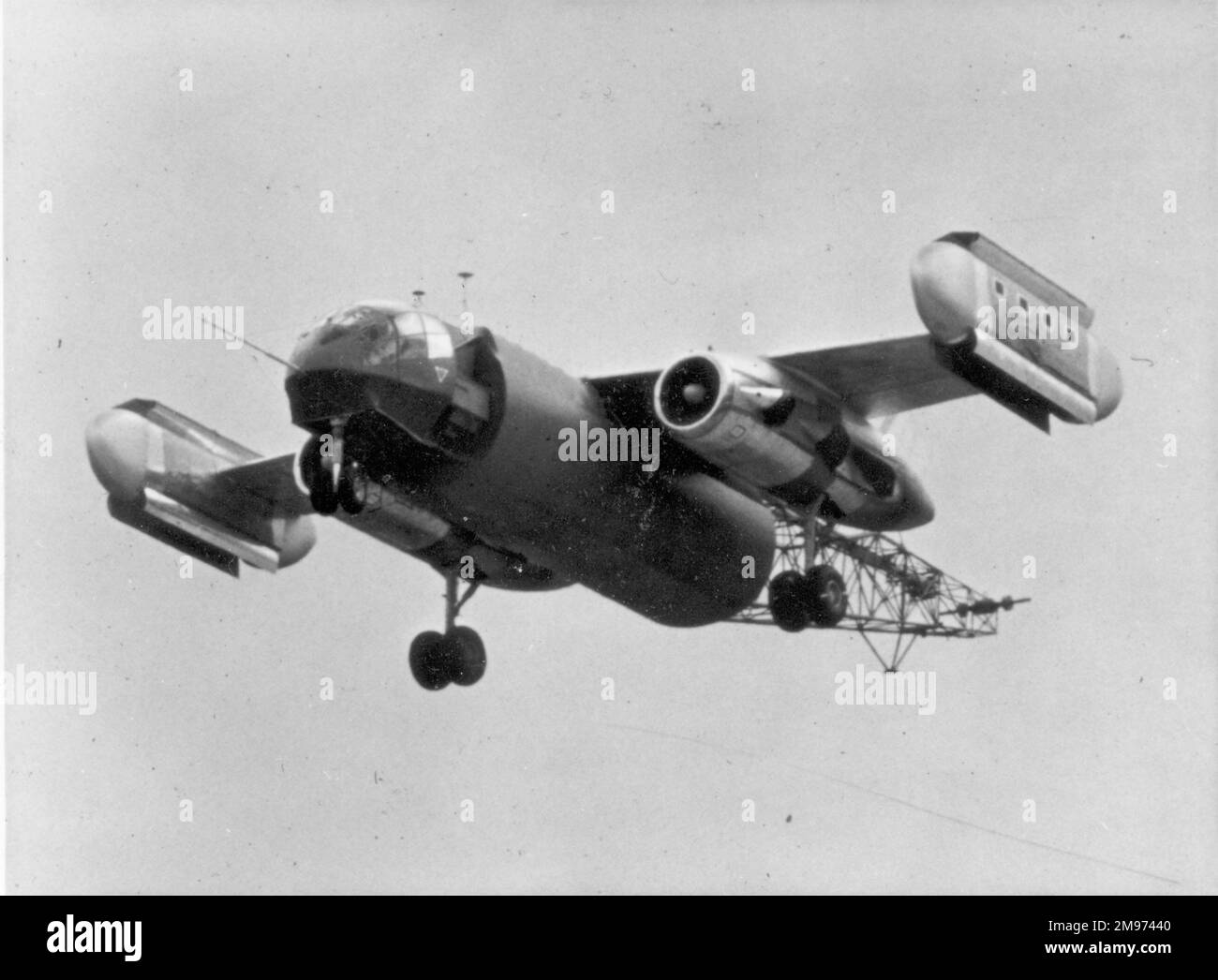 Le deuxième engin stationnaire de Do31 était connu sous le nom de Big Rig et a volé pour la première fois le 7 février 1967. Il était alimenté par six moteurs à jet de levage. Banque D'Images