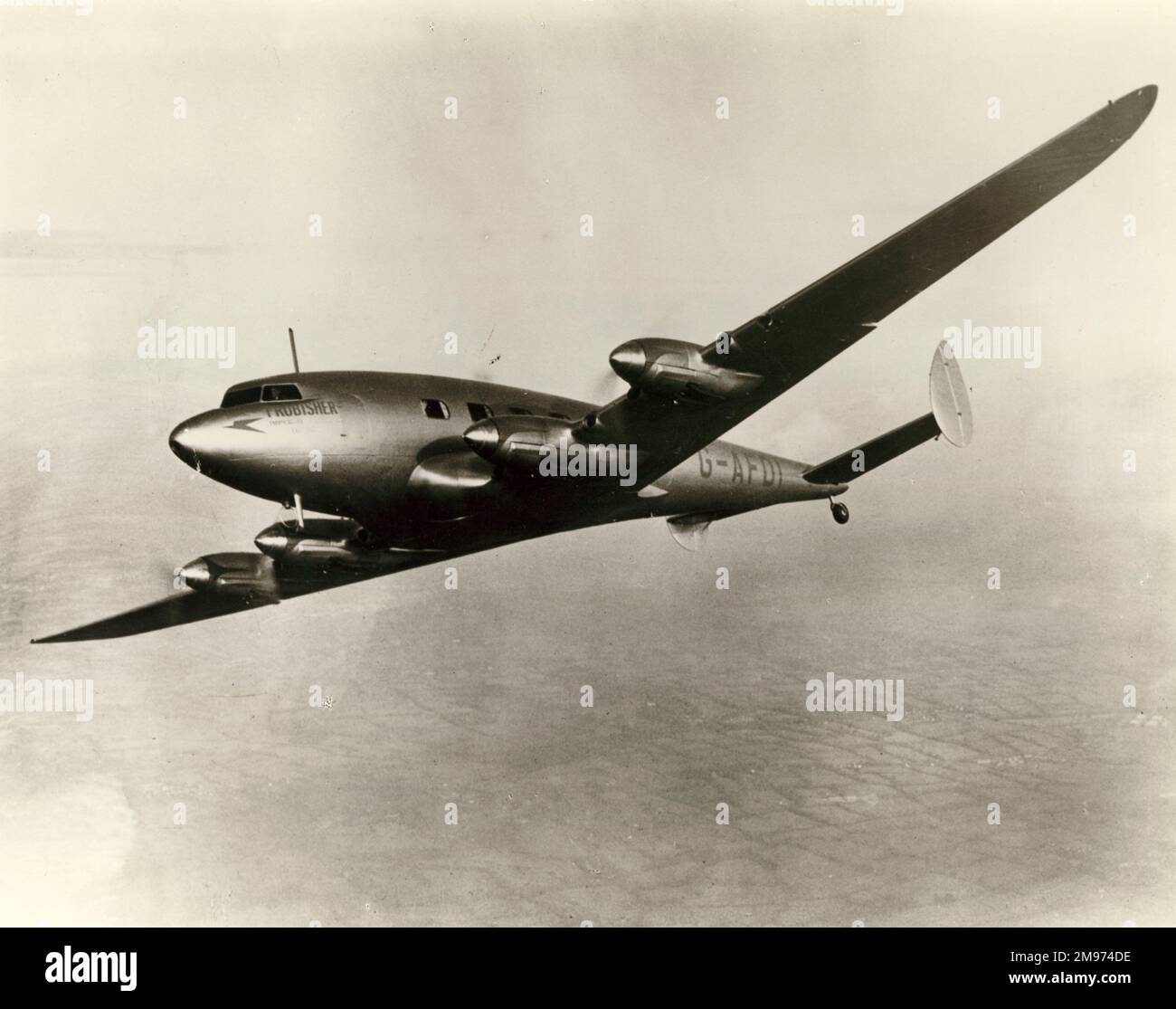 Le troisième de Havilland DH91 Albatross, G-AFDI, Frobisher, d'Imperial Airways. Banque D'Images