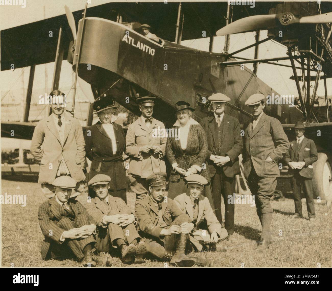Handley page V/1500, F7140, Atlantique, est entré pour la tentative de passage à niveau transatlantique de 1919. Banque D'Images