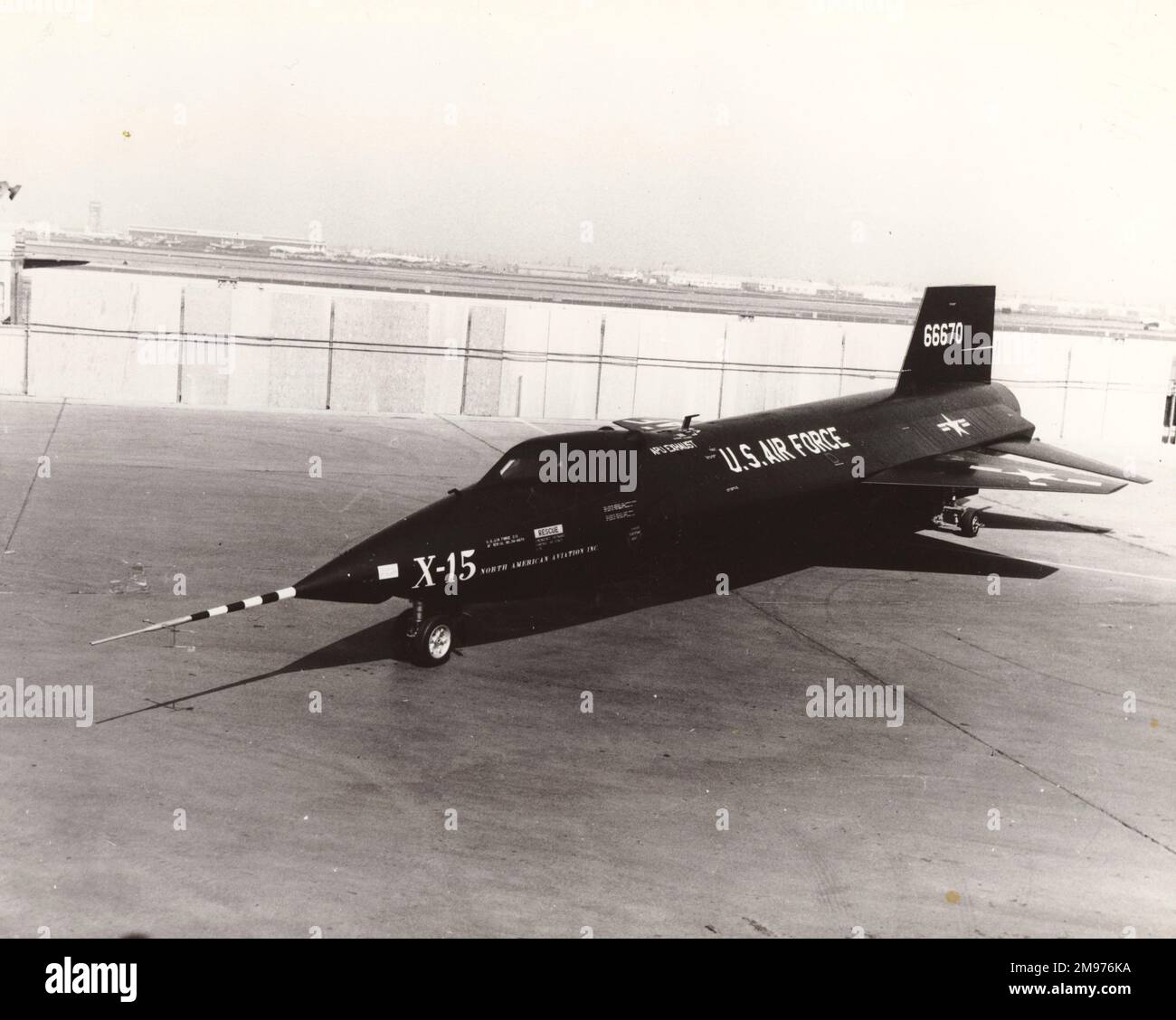 Amérique du Nord X-15, 56-6670. Banque D'Images