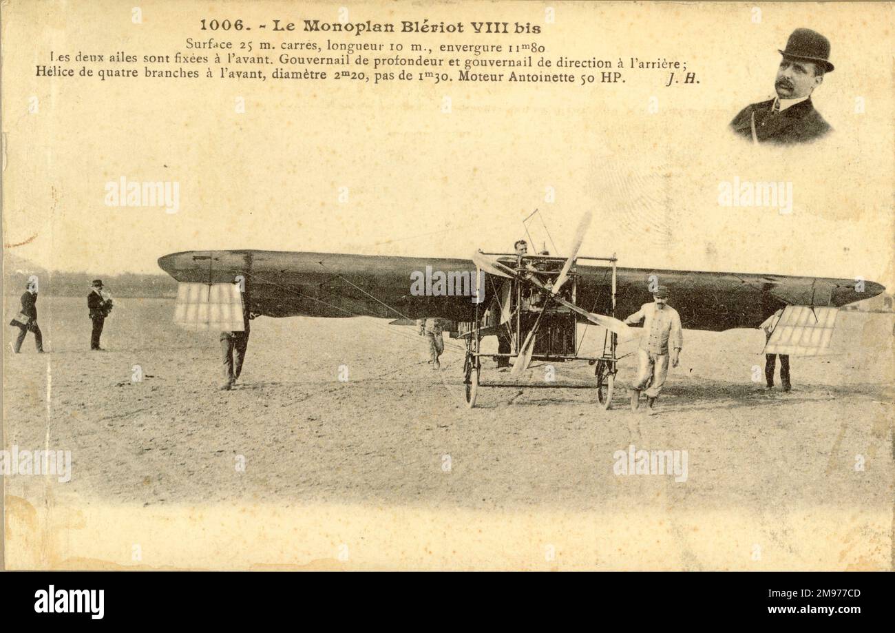 Blériot VIII bis, 1908. Banque D'Images