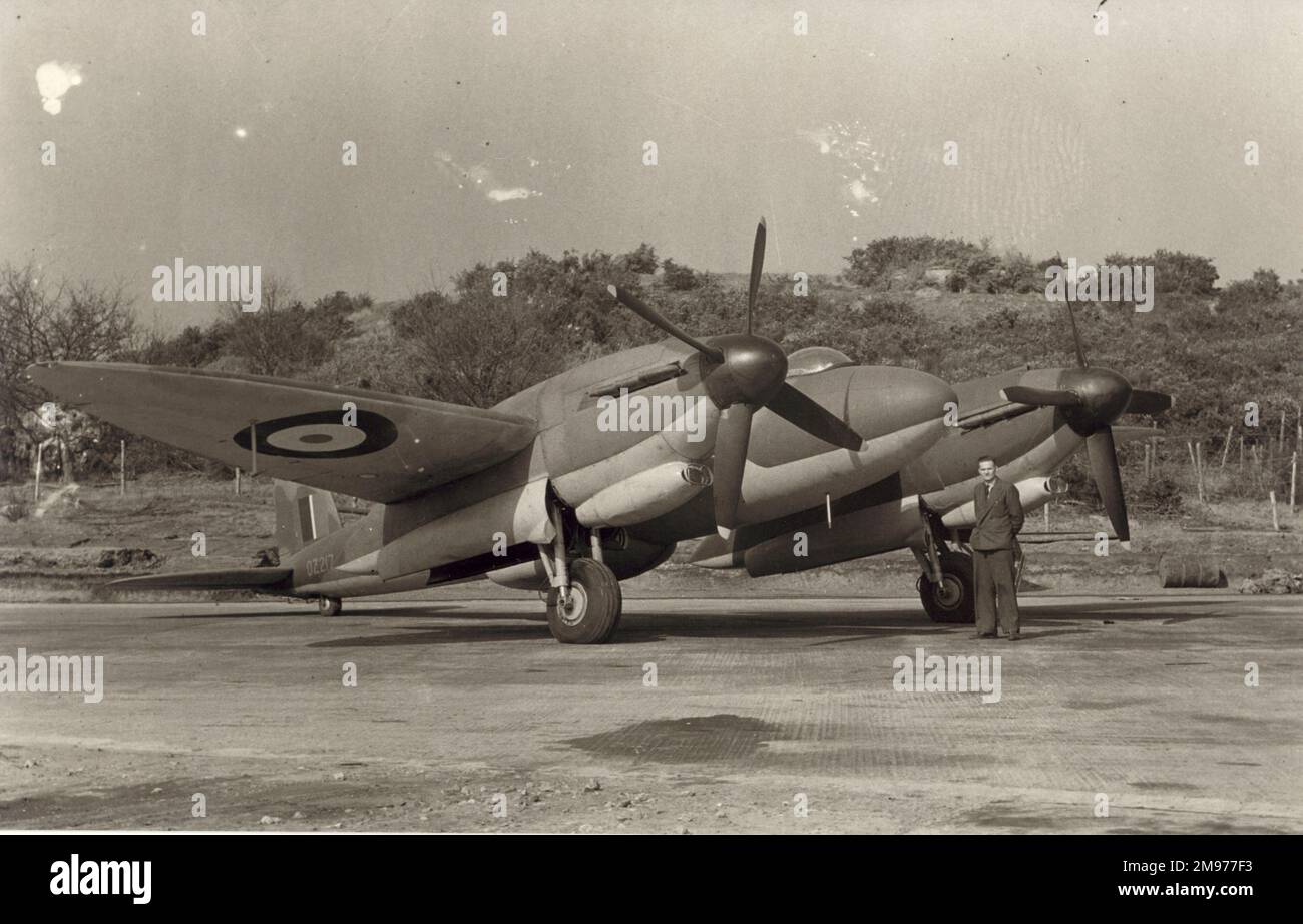 La seule Vickers Type 432 High-altitude Fighter, DZ217. Banque D'Images