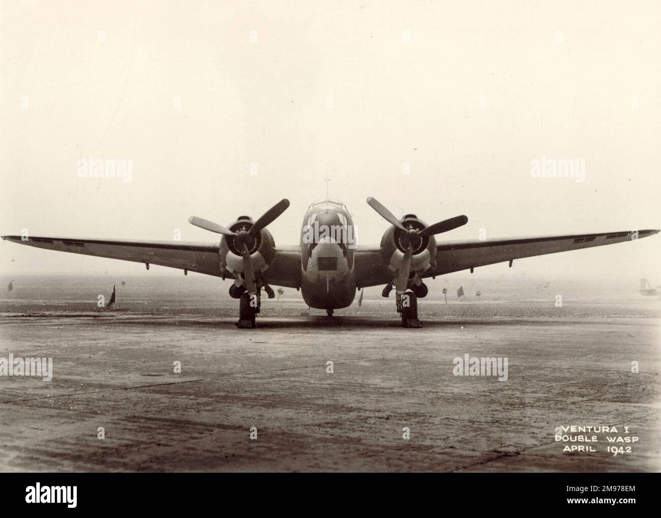 Lockheed Ventura I, AE762. Avril 1942. Banque D'Images