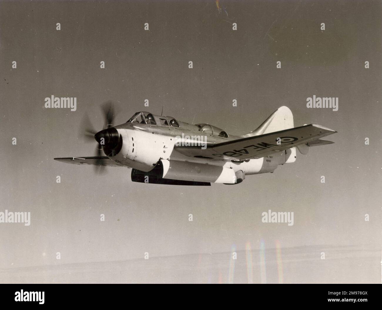Le troisième prototype Fairey Gannet, WE488. Banque D'Images