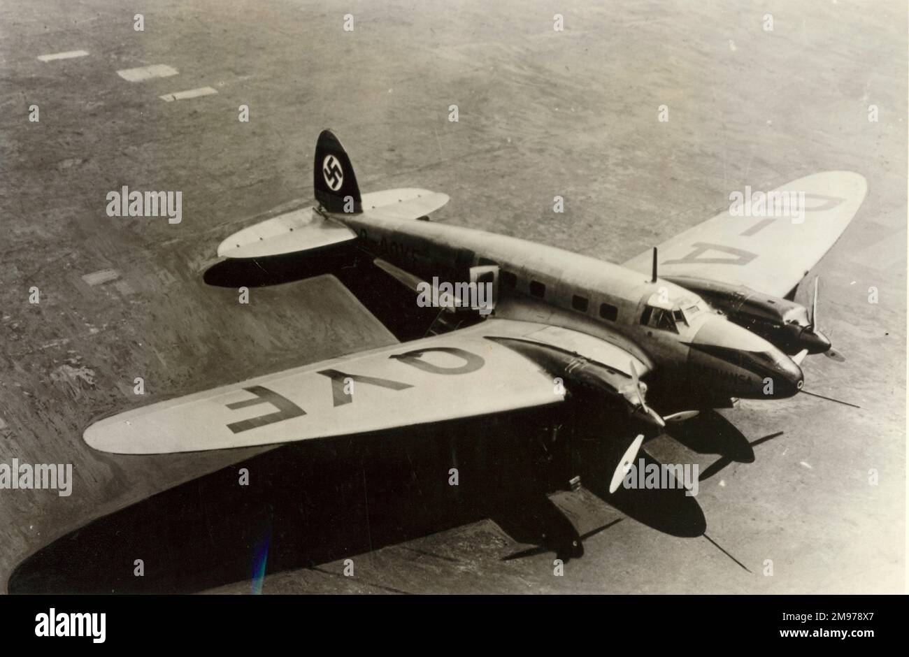 Heinkel He111C-02, D-AQYF, de Lufthansa. Banque D'Images