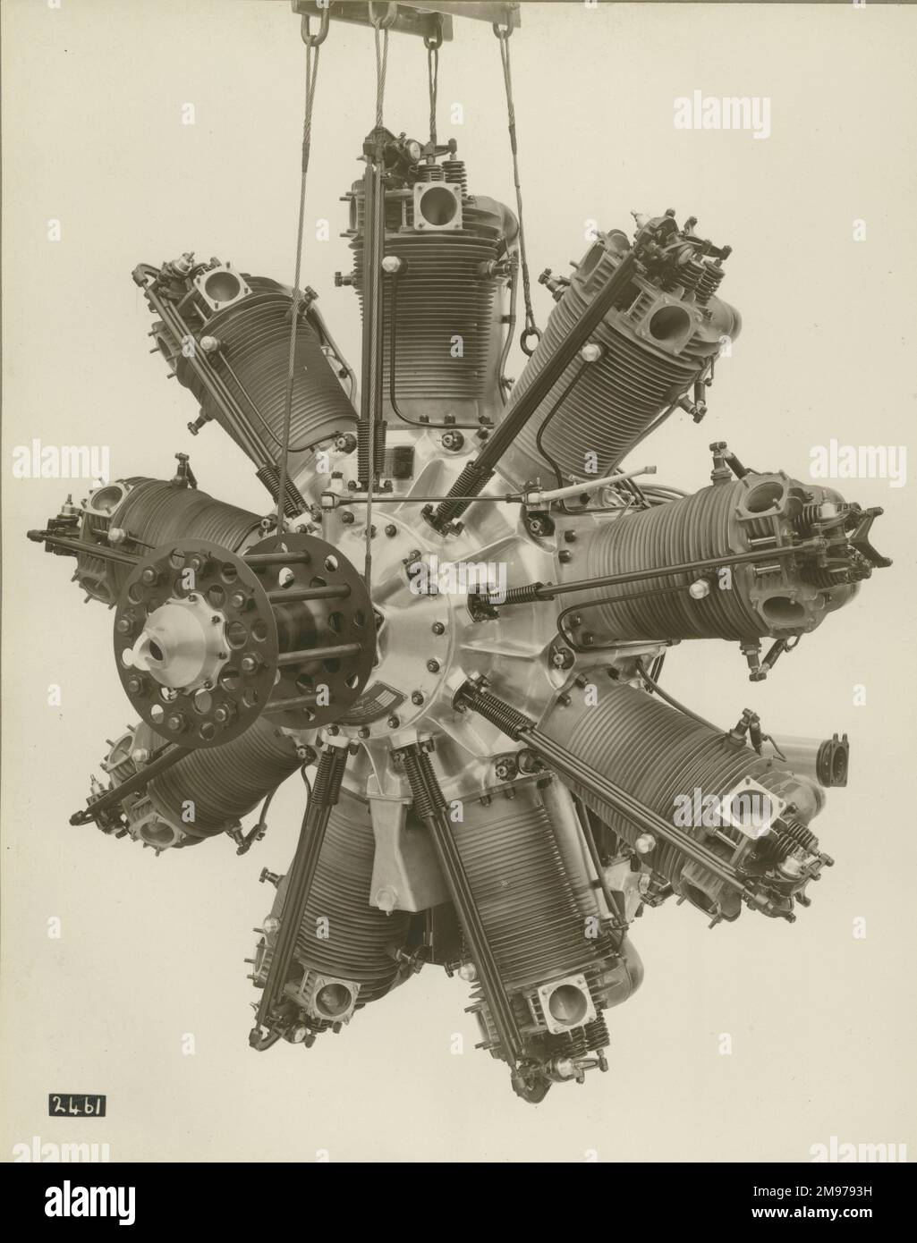 Bristol Jupiter VI radial avec pignon de distribution variable. Banque D'Images