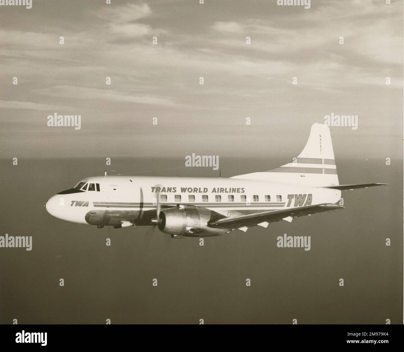 Martin 4-0-4, N 404001, de Trans World Airlines. Banque D'Images