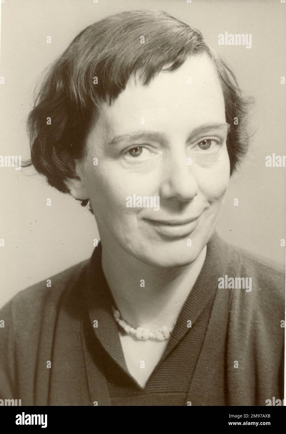 Anne Burns, 1915-2001, ingénieur aéronautique et pilote de vol à voile. Banque D'Images