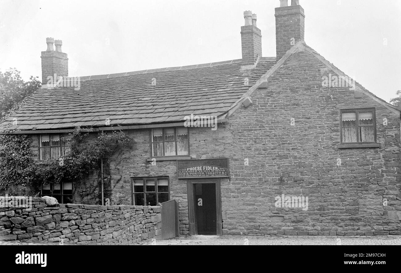 Bunker's Hill, Cheshire - The Stag and Pheasant pub. Banque D'Images