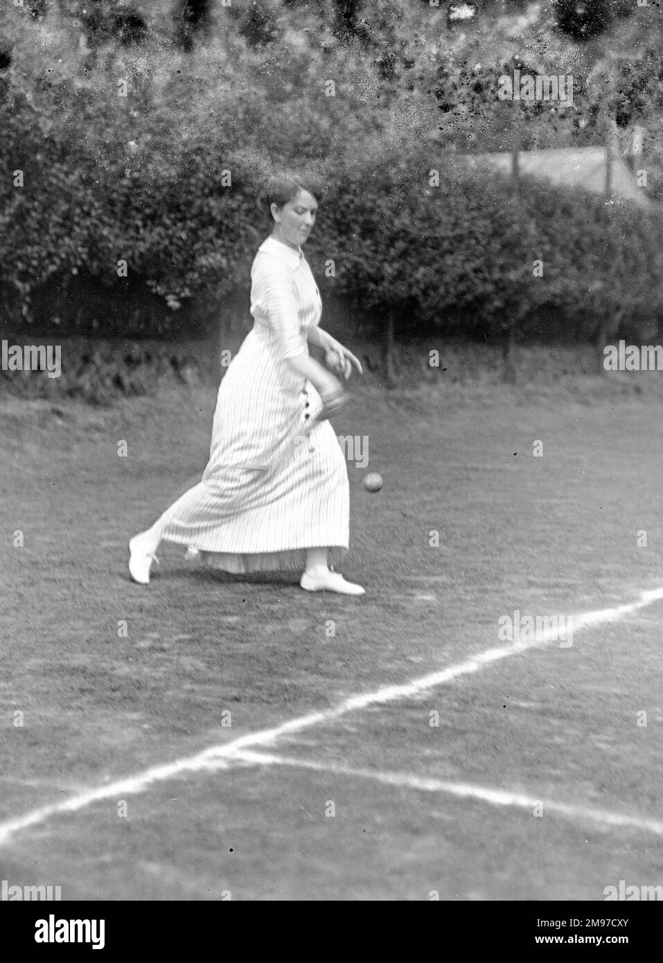Tournoi de tennis de Moorfield, Stockport 1913 Banque D'Images