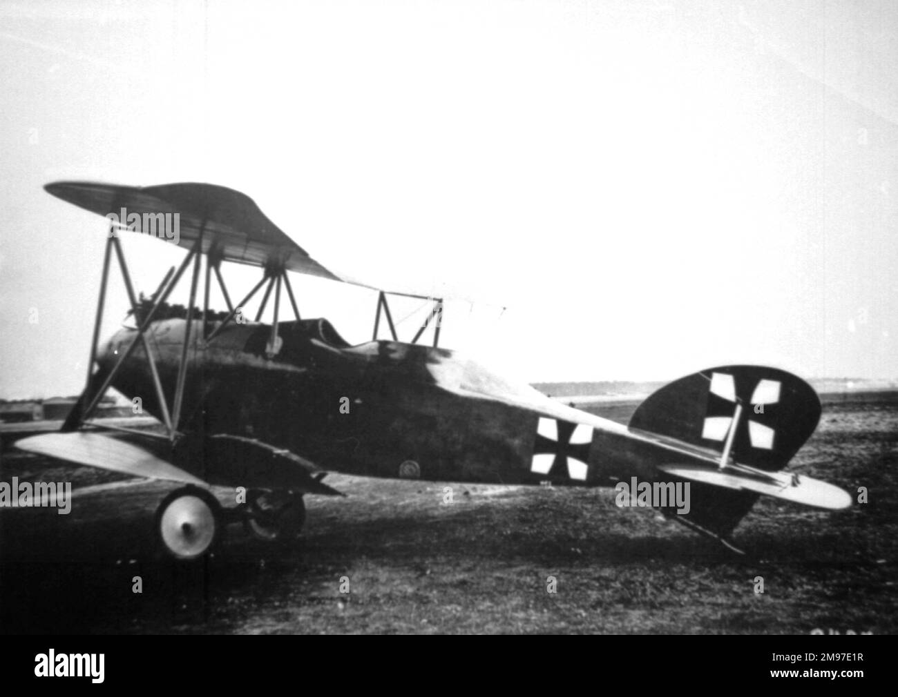 Prototype Albatros C IX biplan allemand utilisé par Manfred von Richthofen pour le transport personnel. Banque D'Images