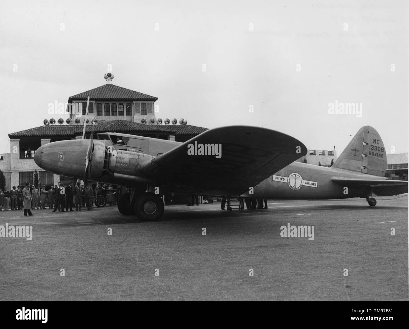Boeing 247 - Boeing Air transport. Banque D'Images