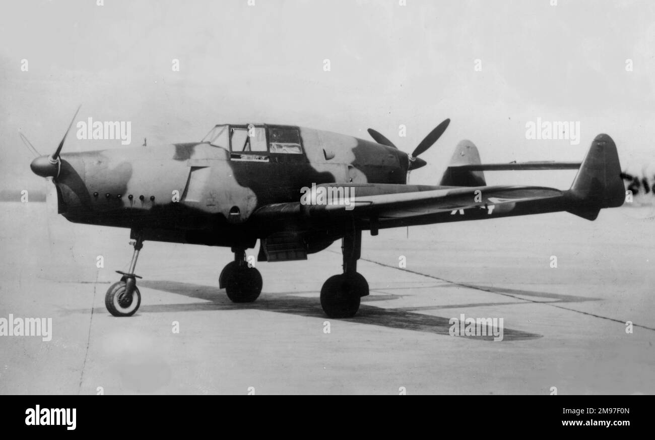 Fokker D XXXIII - un combattant expérimental néerlandais s'est révélé sous-puissant. Banque D'Images