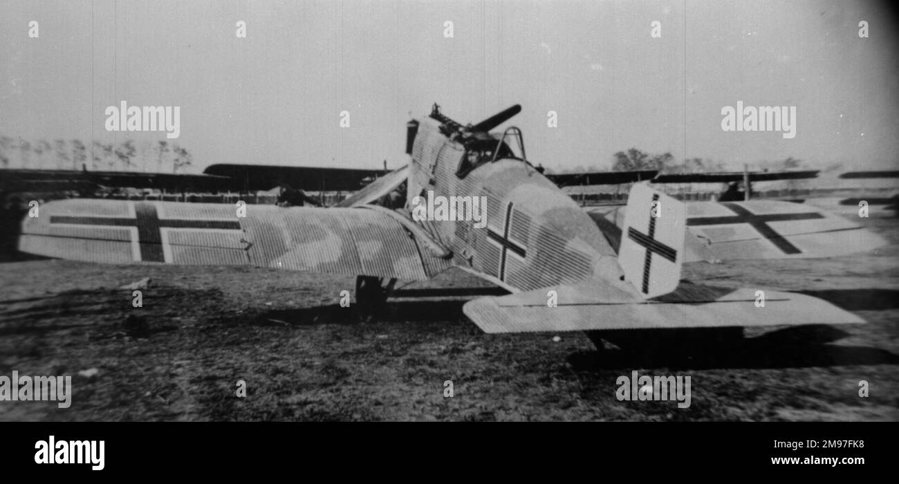 Junkers J9 DI AFT (au sol). Banque D'Images