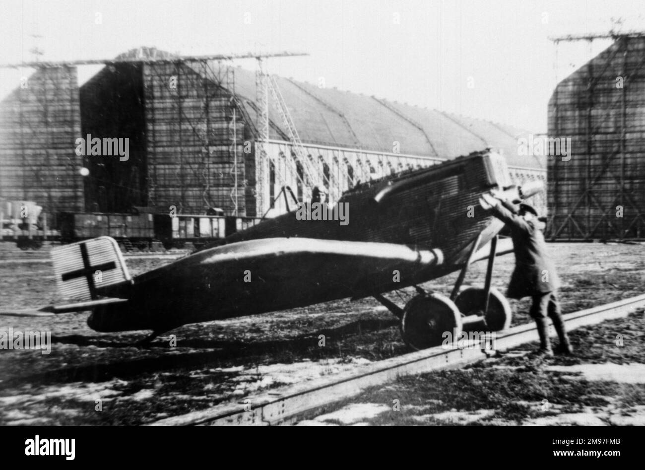 Junkers J9 ou DI chasseur monoplace de 1918. Banque D'Images