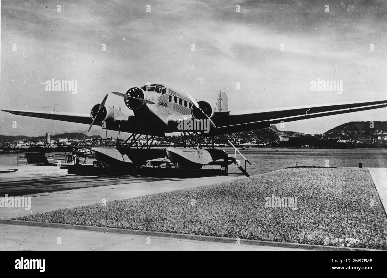 Junkers Ju 52 3m FLOAT-Condor Syndicate. Banque D'Images