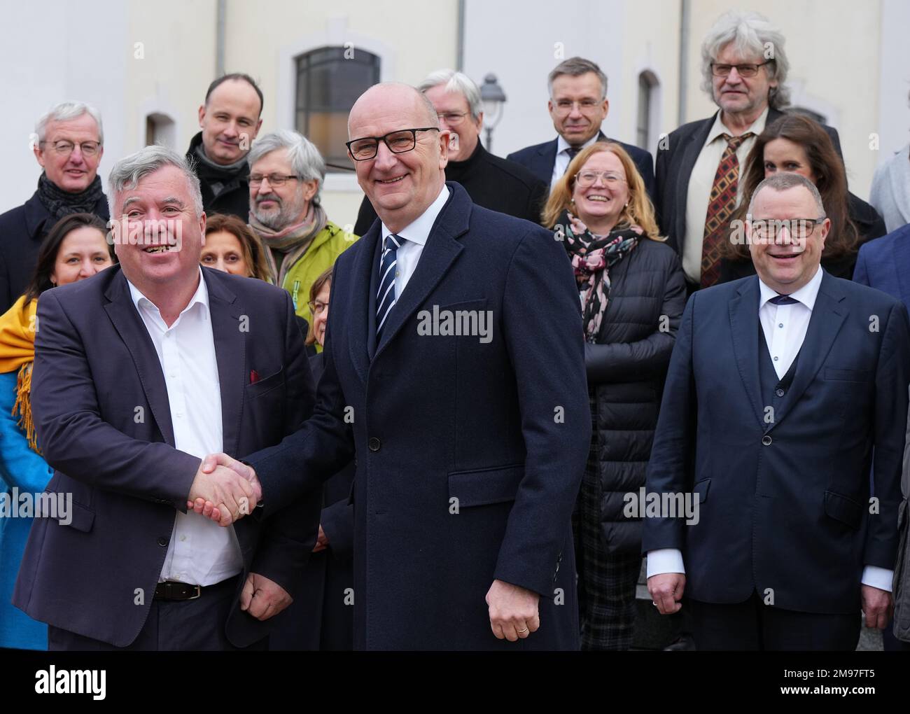 Altlandsberg Allemagne 17th Janvier 2023 Dietmar Woidke au Centre altlandsberg-allemagne-17th-janvier-2023-dietmar-woidke-au-centre