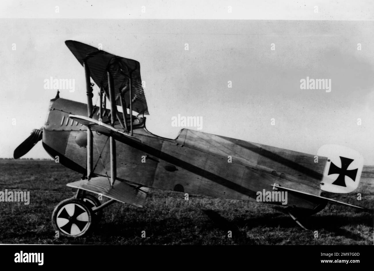Lohner Triplane chasseur monoplace. Banque D'Images