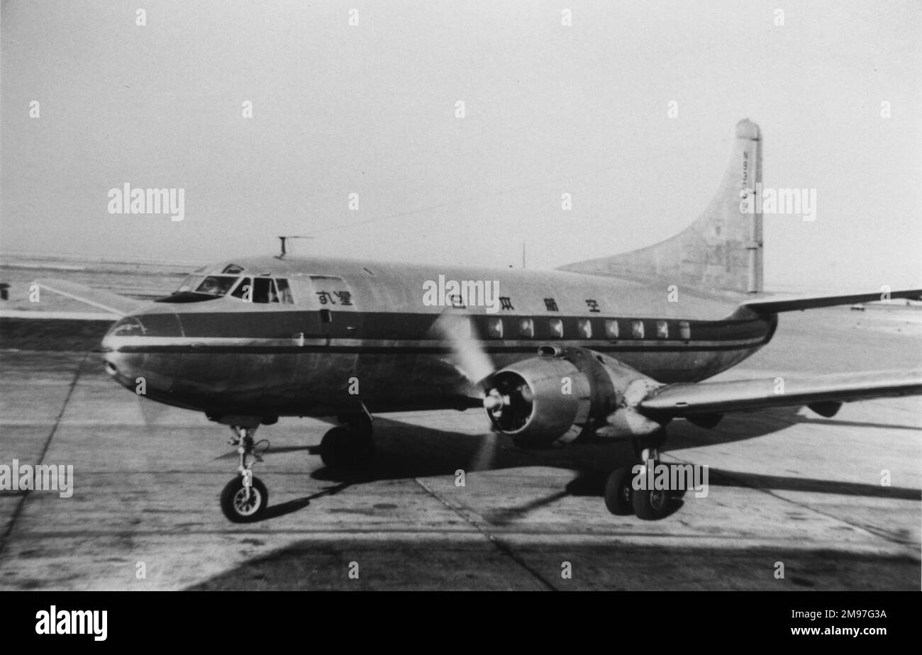 Martin 2-0-2 JAL. Banque D'Images