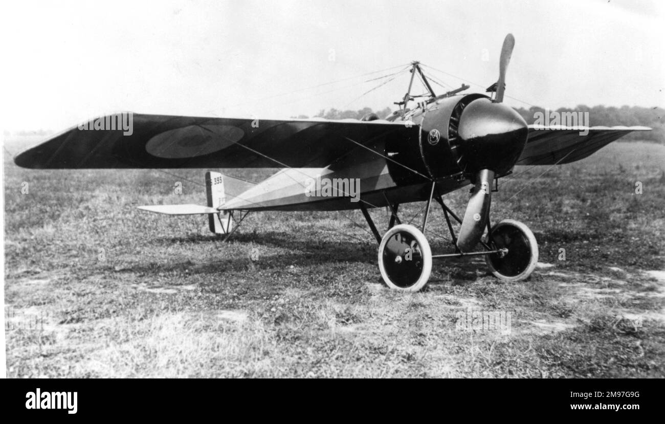 Morane Saulnier Type N, construction limitée avion français à une seule place à ailes d'épaule, qui a été achevé au début de 1914 et est entré en service au printemps 1915. Banque D'Images