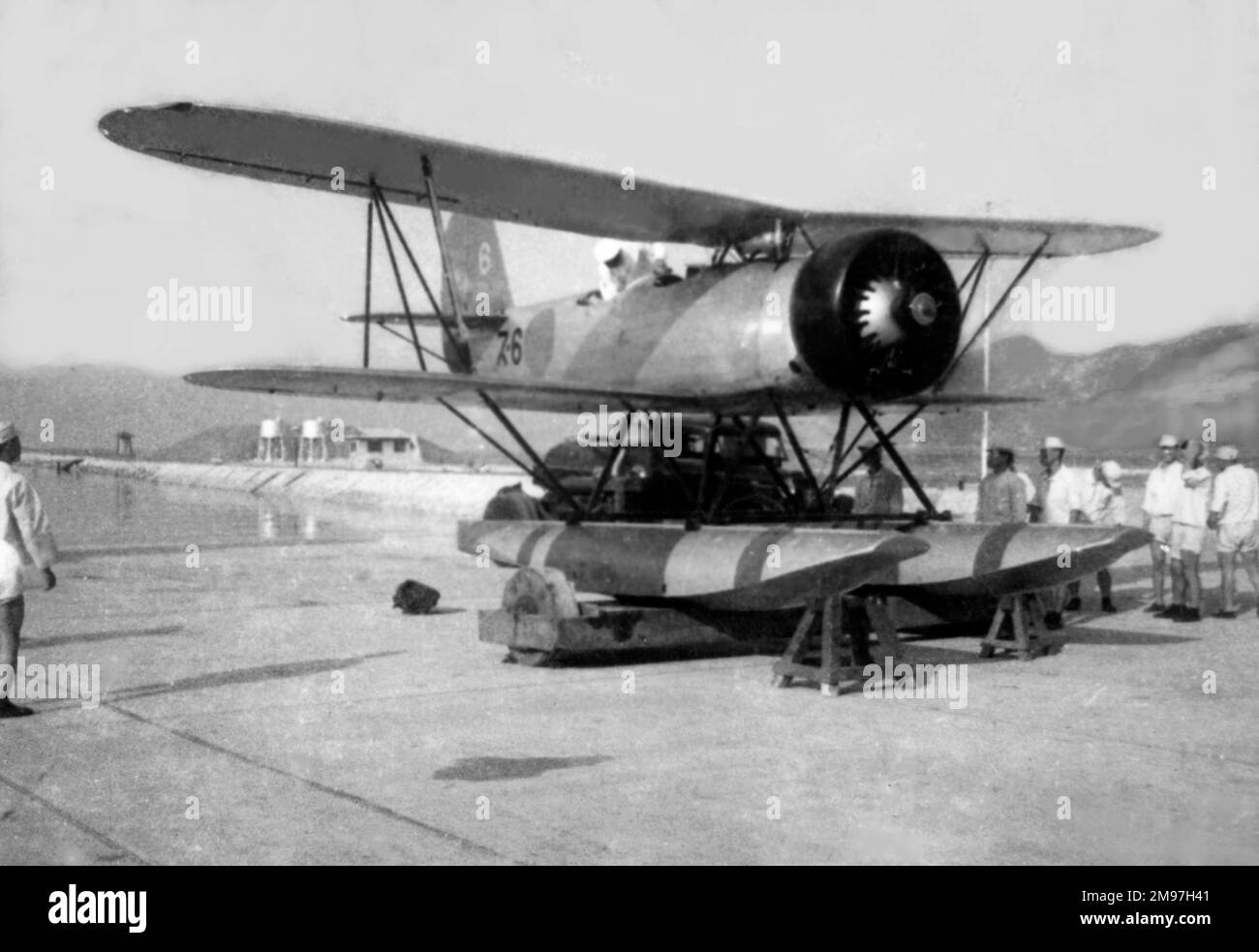 Watanabe E9W1 modèle 11 'slim' - conçu pour être rangé à bord des grands sous-marins japonais pour repérer l'horizon Prey 35 construit. Banque D'Images