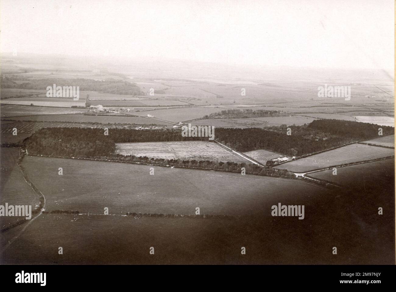 Site d'amarrage de Chathill (sous-station à East Fortune), 25 mai 1918. Banque D'Images