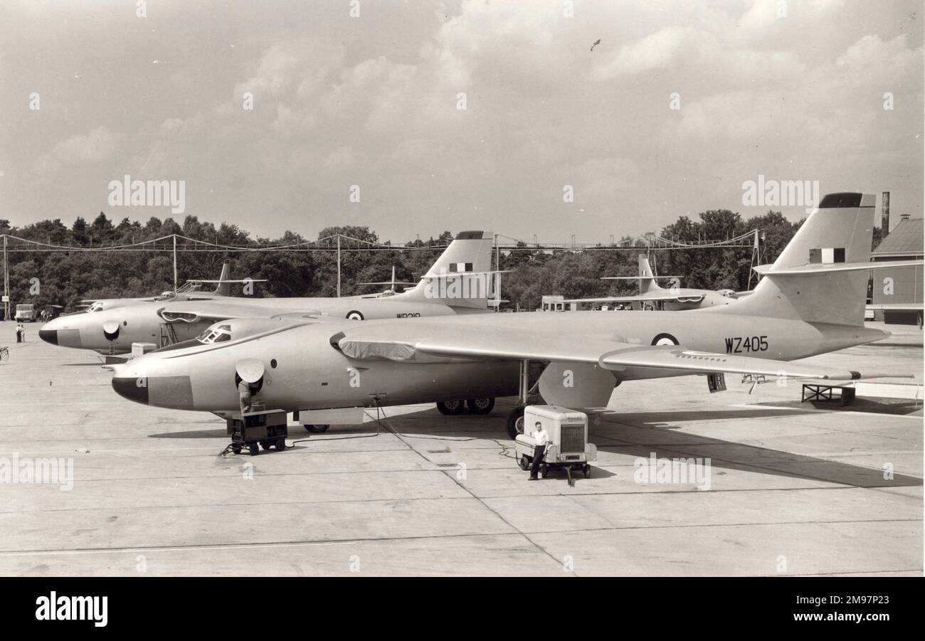 Vickers Valiants, dont WZ405. Banque D'Images