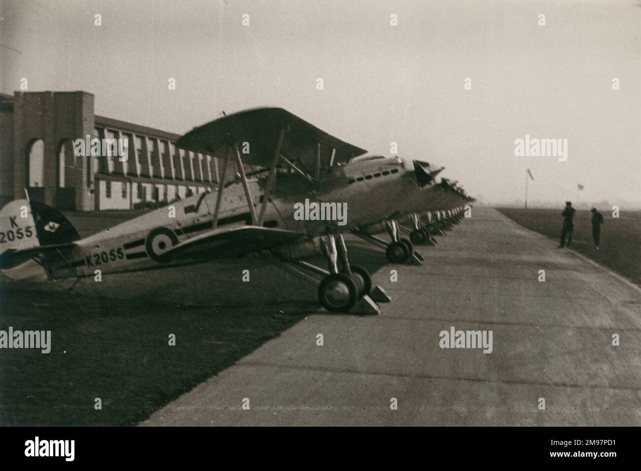 Hawker Fury, y compris K2055. Banque D'Images