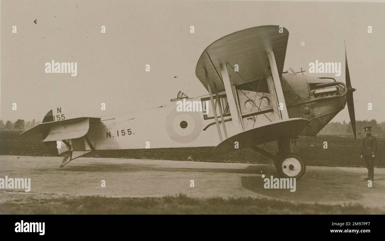 Le troisième prototype Avro 555 Bison, N155. Banque D'Images