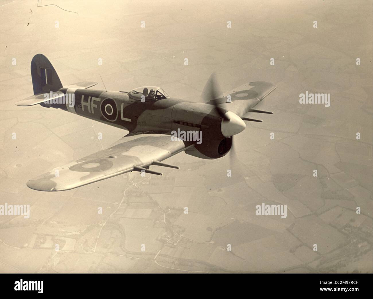 Hawker Typhoon IB, JR128. Banque D'Images