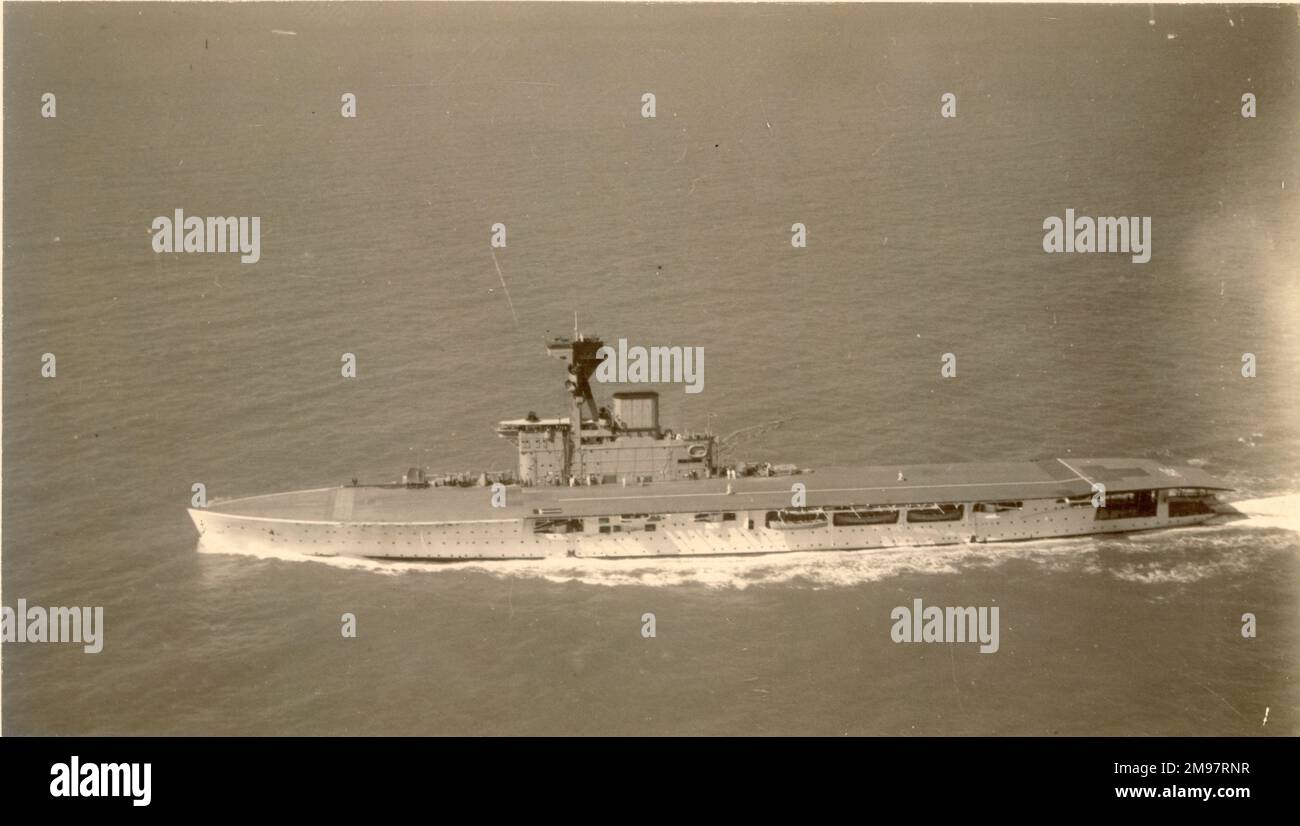 HMS Hermes (95). Banque D'Images