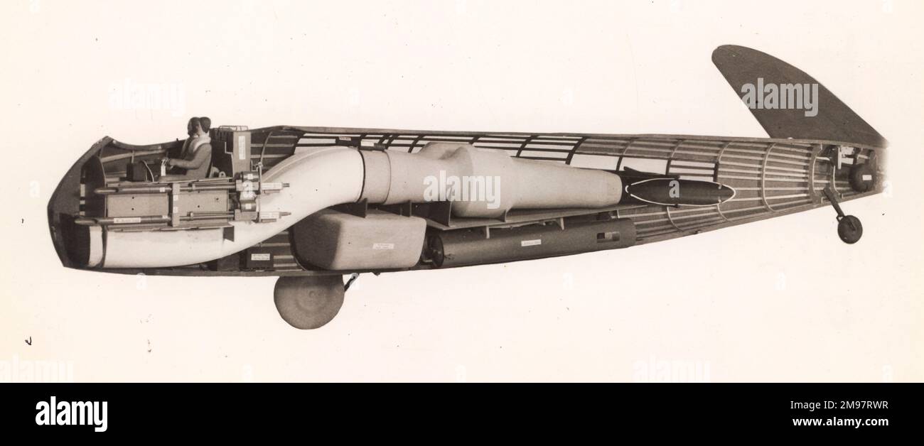 Conception d'un chasseur-bombardier Westland par W.E.W. Petter, c.1944. Banque D'Images