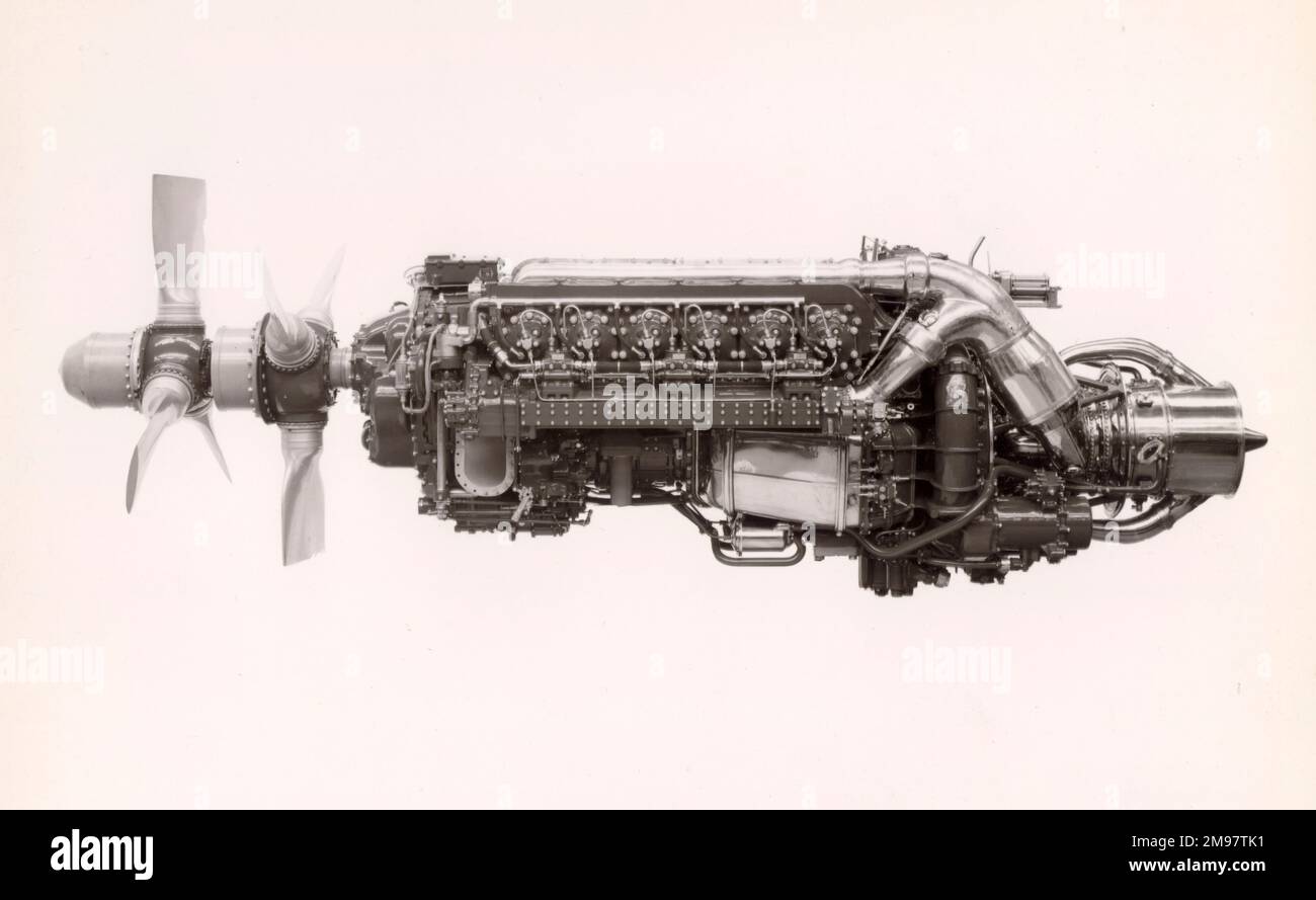 Moteur diesel Napier Nomad, vue sur le port. Banque D'Images