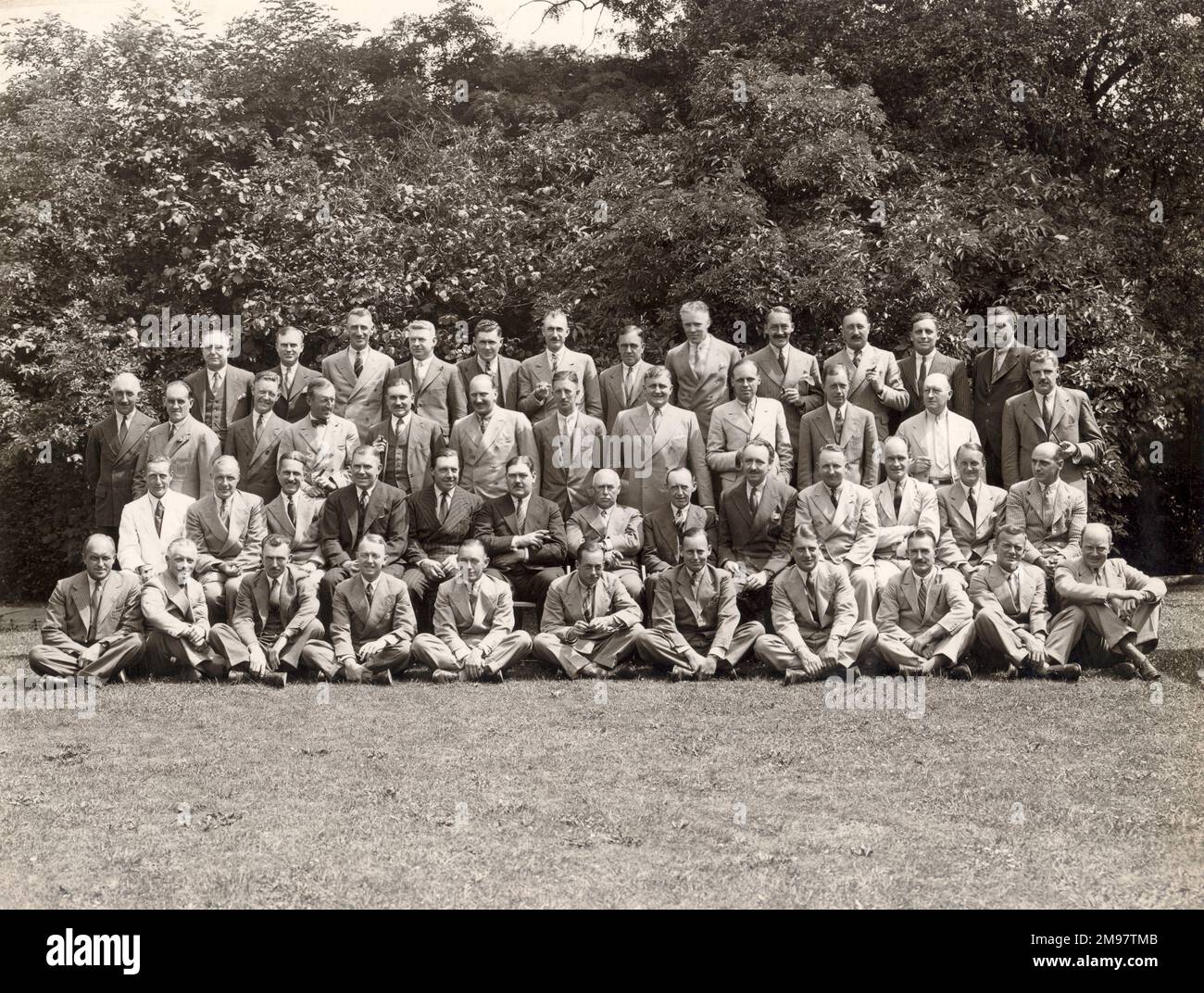 Bristol Staff College Group, 1935. Banque D'Images